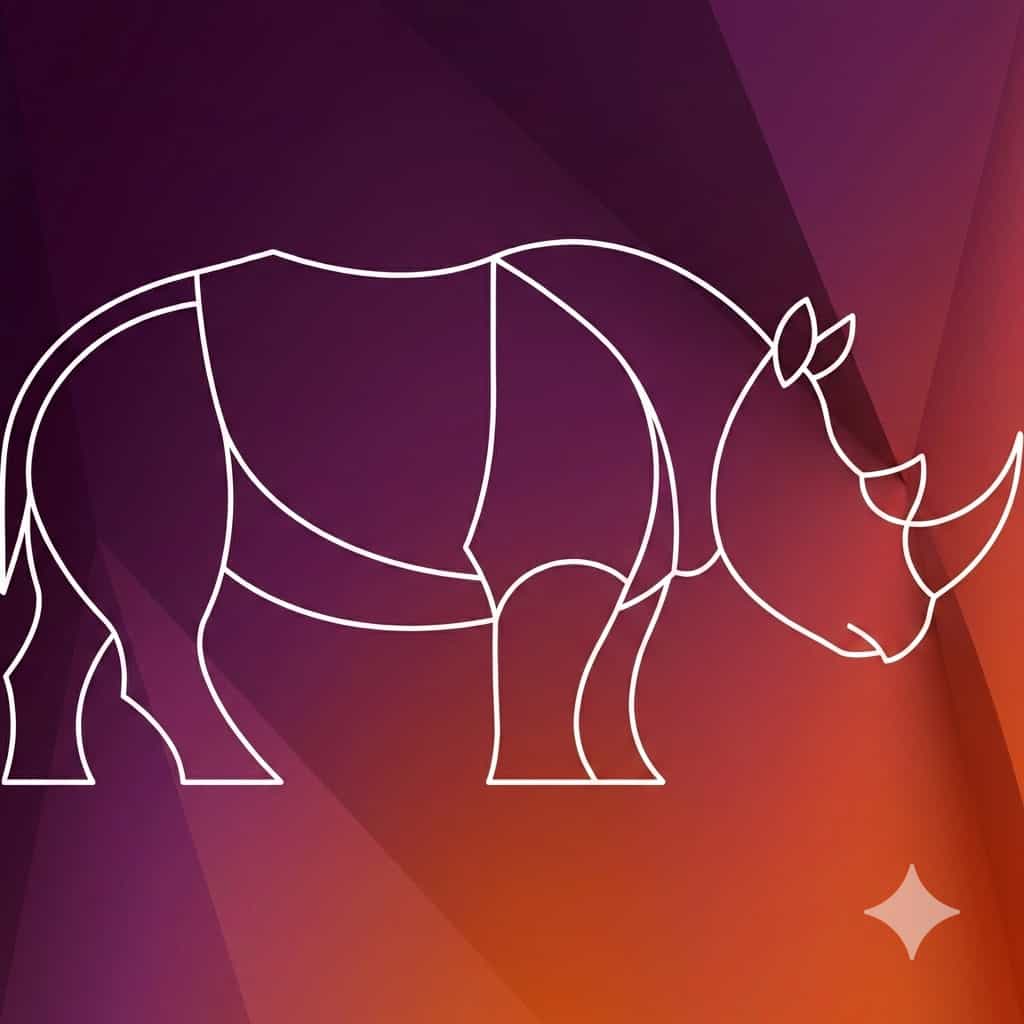 White Rhino on Security ロゴ